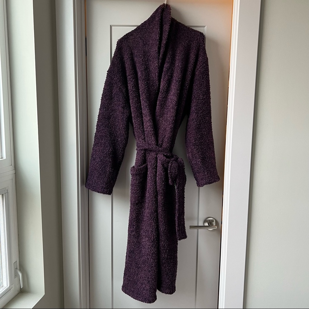 Barefoot dreams purple robe
